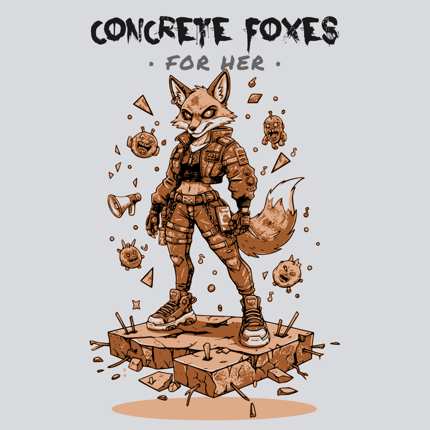 CONCRETE FOXES