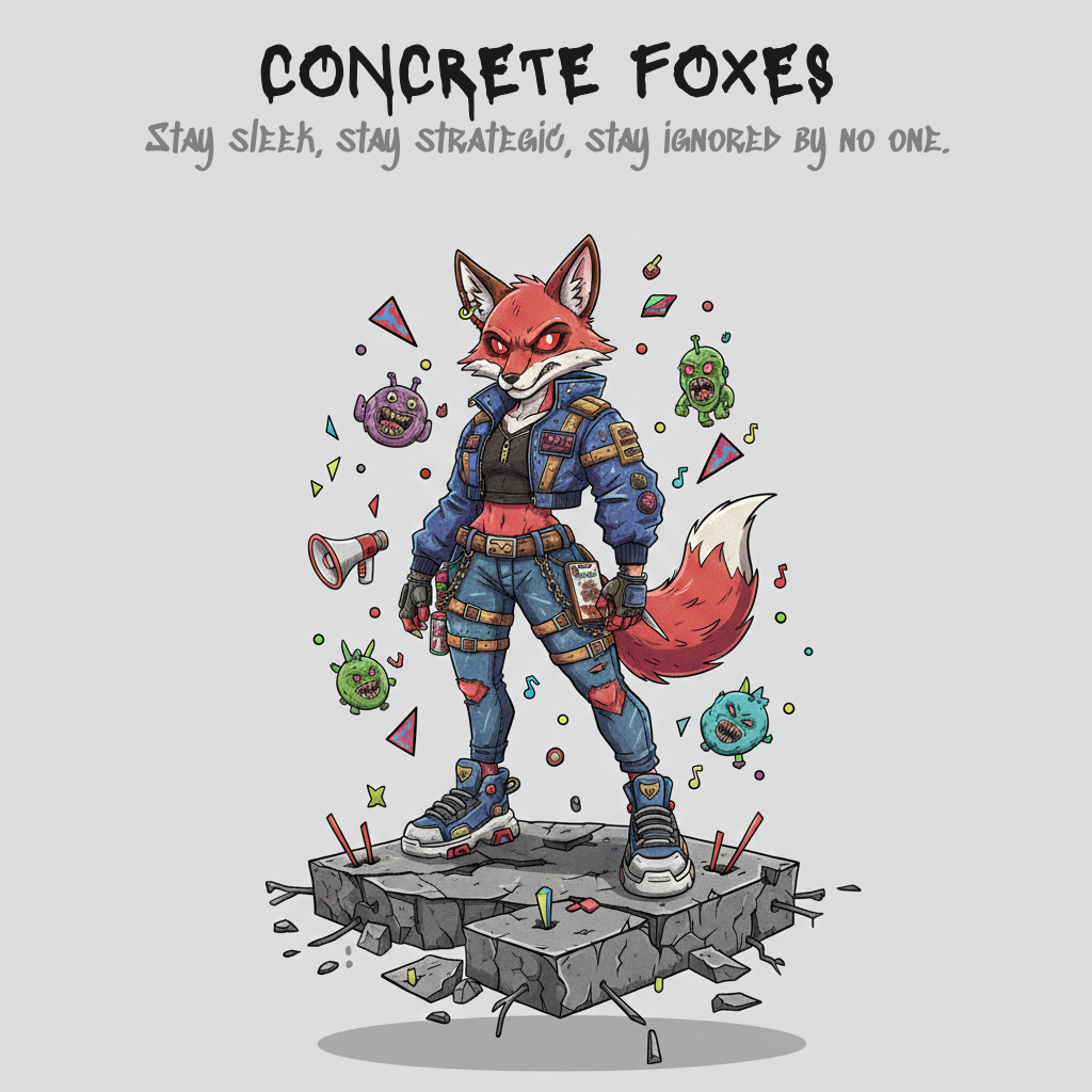 CONCRETE FOXES