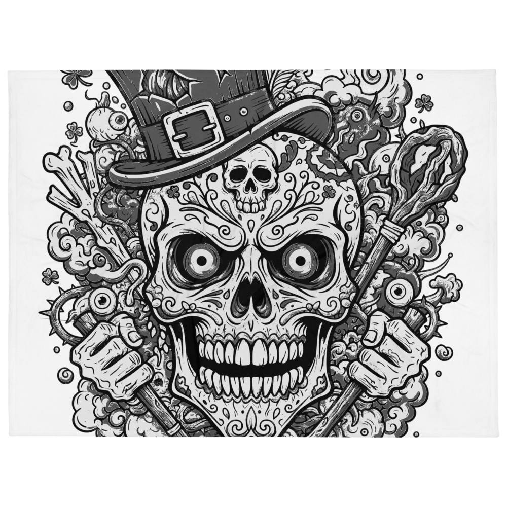 The Shadow Voodoo - Throw Blanket | UNWAIVERED CHAOS ELEMENTS