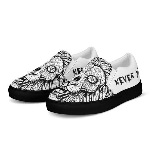 The Concrete Foxes' Canvas of Resilience - Slip-On "DIY" | UNWAIVERED STREET FOUNDATION