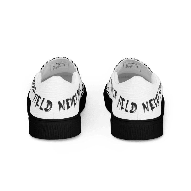 The Concrete Foxes' Canvas of Resilience - Slip-On "DIY" | UNWAIVERED STREET FOUNDATION