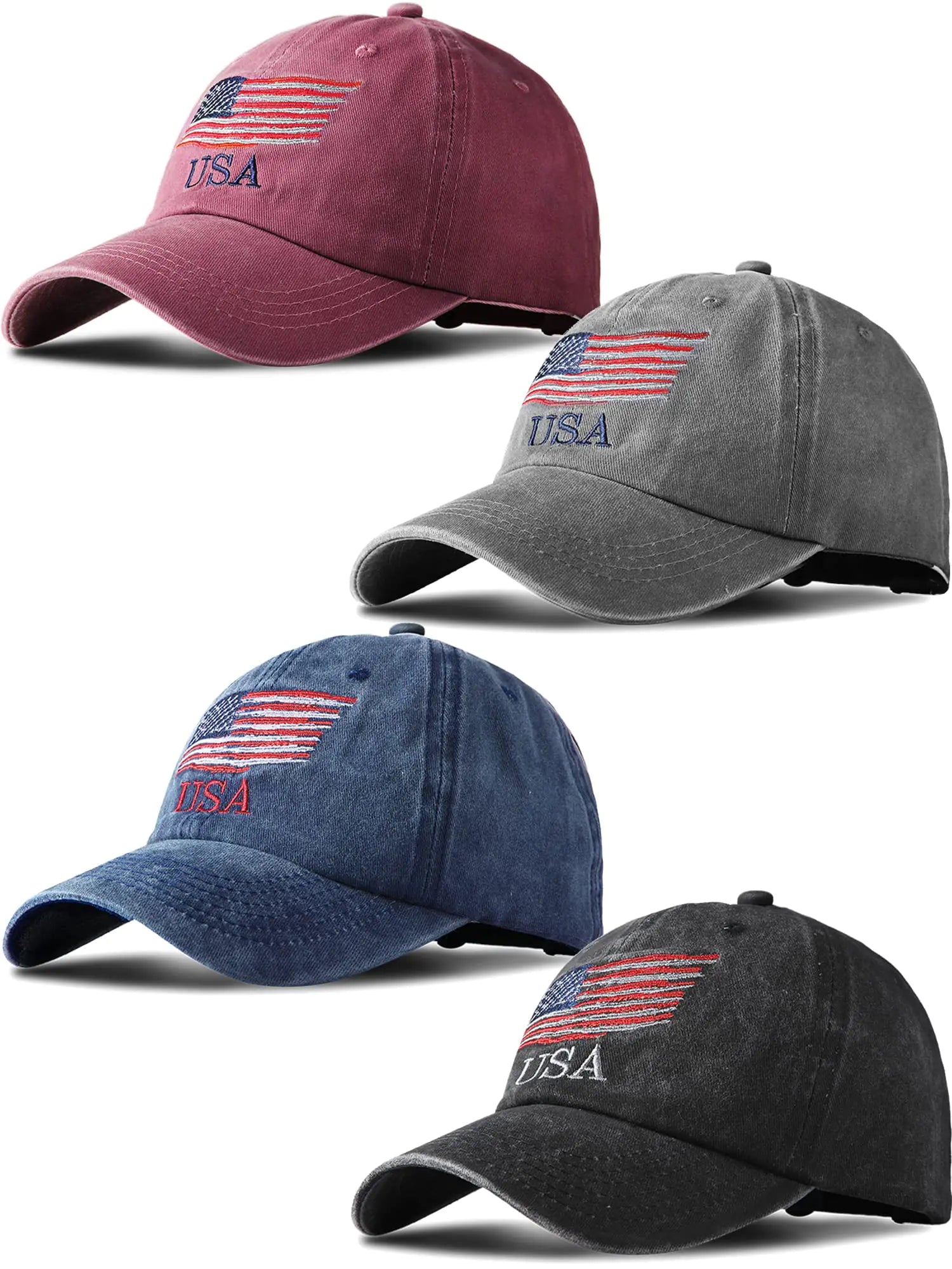 The Patriot Guard - Embroidered Tactical Baseball Cap (4-Pack) | UNWAIVERED CHAOS ELEMENTS