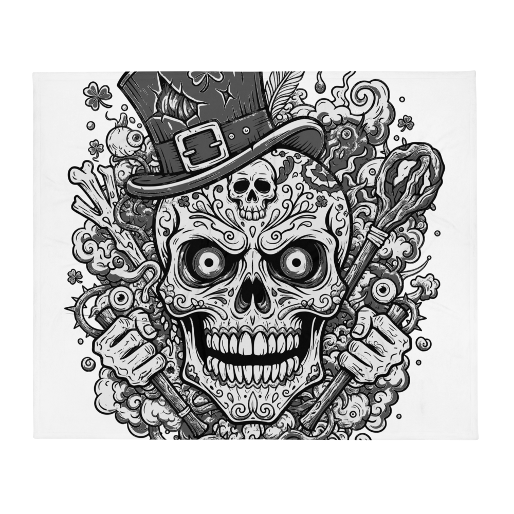 The Shadow Voodoo - Throw Blanket | UNWAIVERED CHAOS ELEMENTS