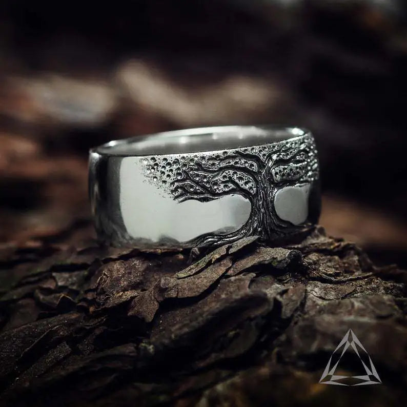 The Rooted Sovereign - Tree of Life Ring | UNWAIVERED CHAOS ELEMENTS
