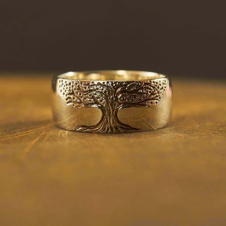 The Rooted Sovereign - Tree of Life Ring | UNWAIVERED CHAOS ELEMENTS