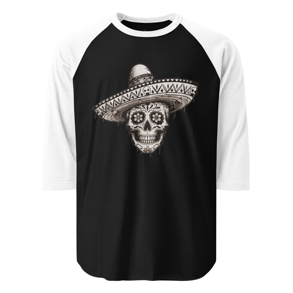 The Festive Vanguard - 3/4 Sleeve Raglan | UNWAIVERED RAW DECLARATIONS