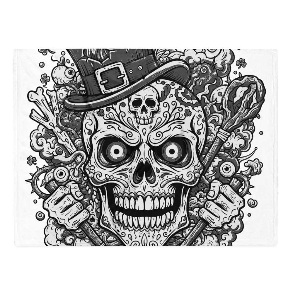 The Shadow Voodoo - Throw Blanket | UNWAIVERED CHAOS ELEMENTS