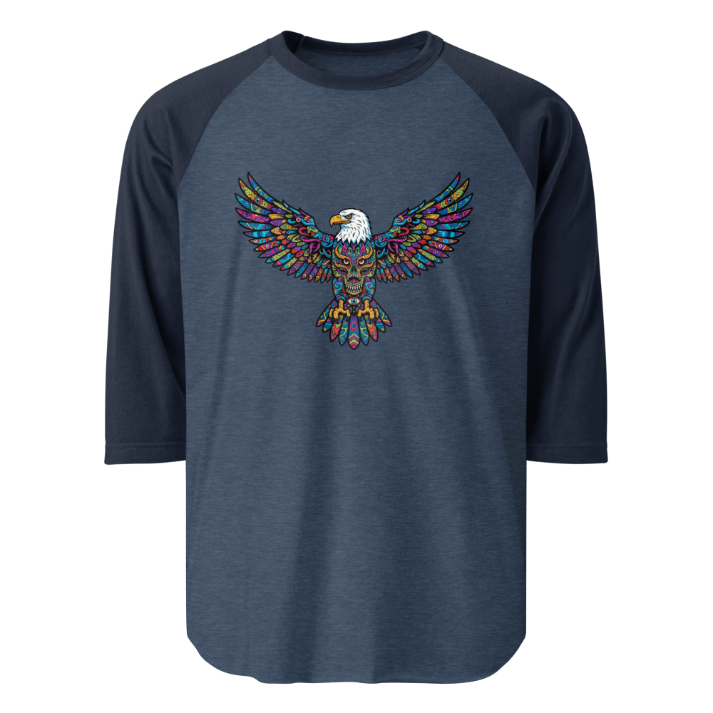 The Kinetic Vision Vanguard - 3/4 Sleeve Raglan | UNWAIVERED RAW DECLARATIONS