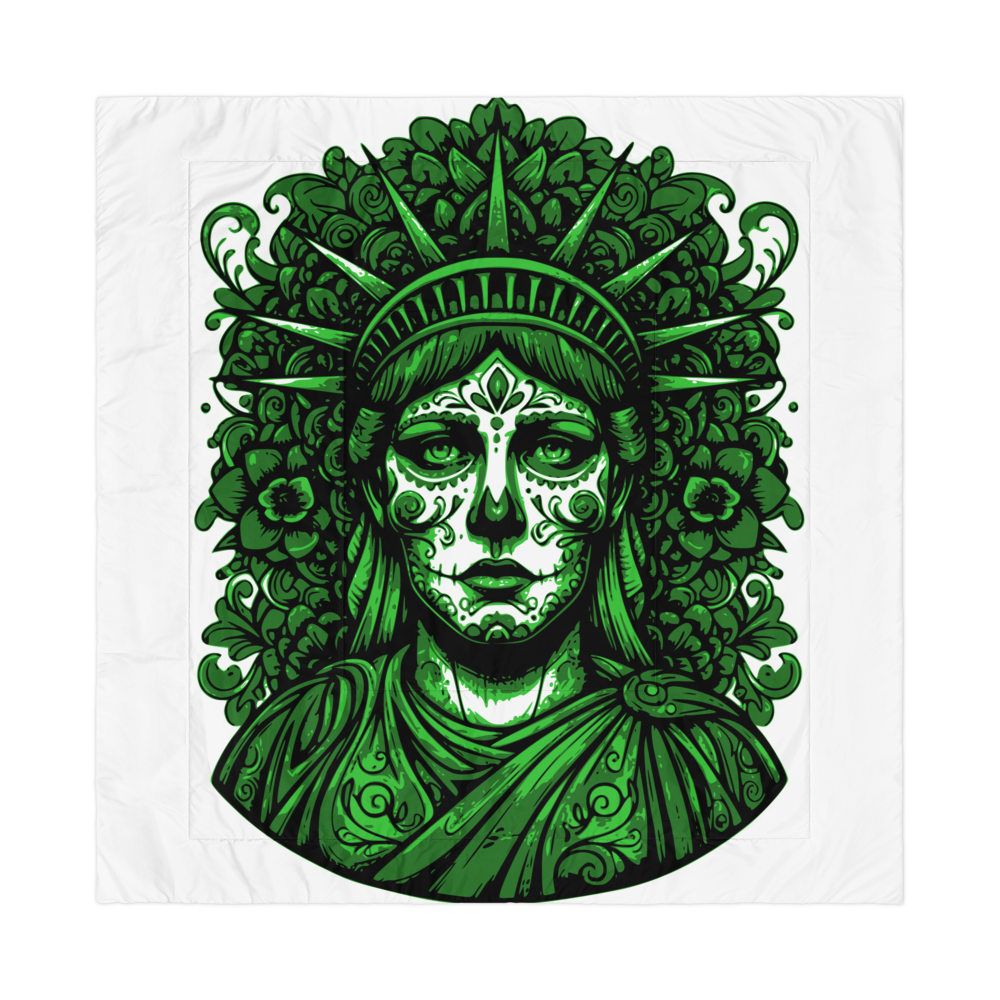 Liberty’s Vigil - Premium Comforter | UNWAIVERED CHAOS ELEMENTS