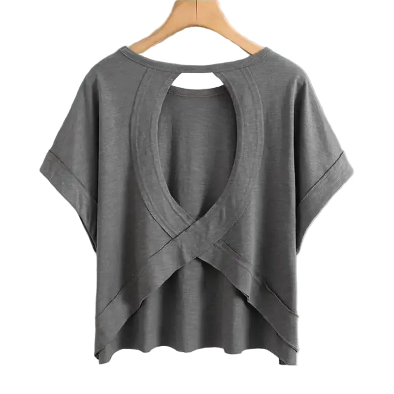 The Asymmetric Pulse - Batwing Cut-Out Tee | UNWAIVERED RAW DECLARATIONS