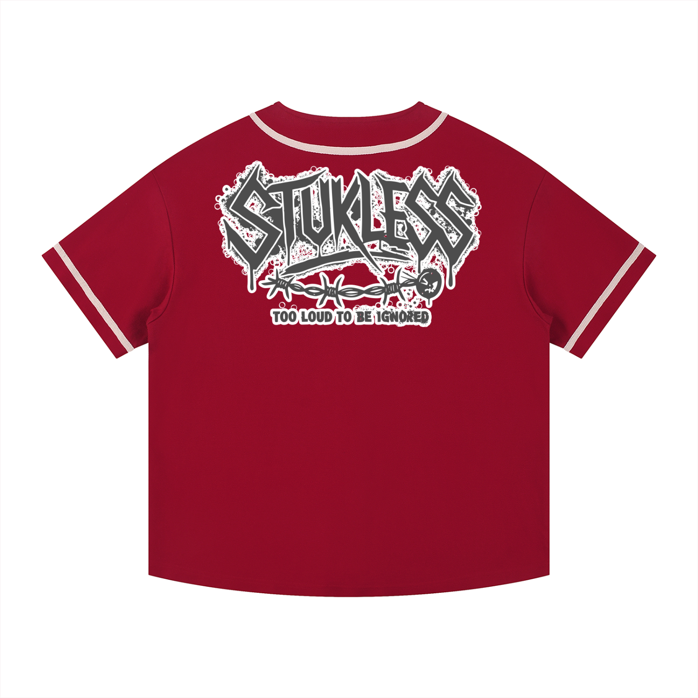 STUKLESS Button-Up Jersey | The Statement Dugout