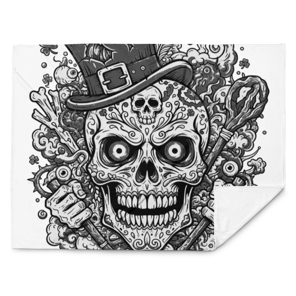 The Shadow Voodoo - Throw Blanket | UNWAIVERED CHAOS ELEMENTS