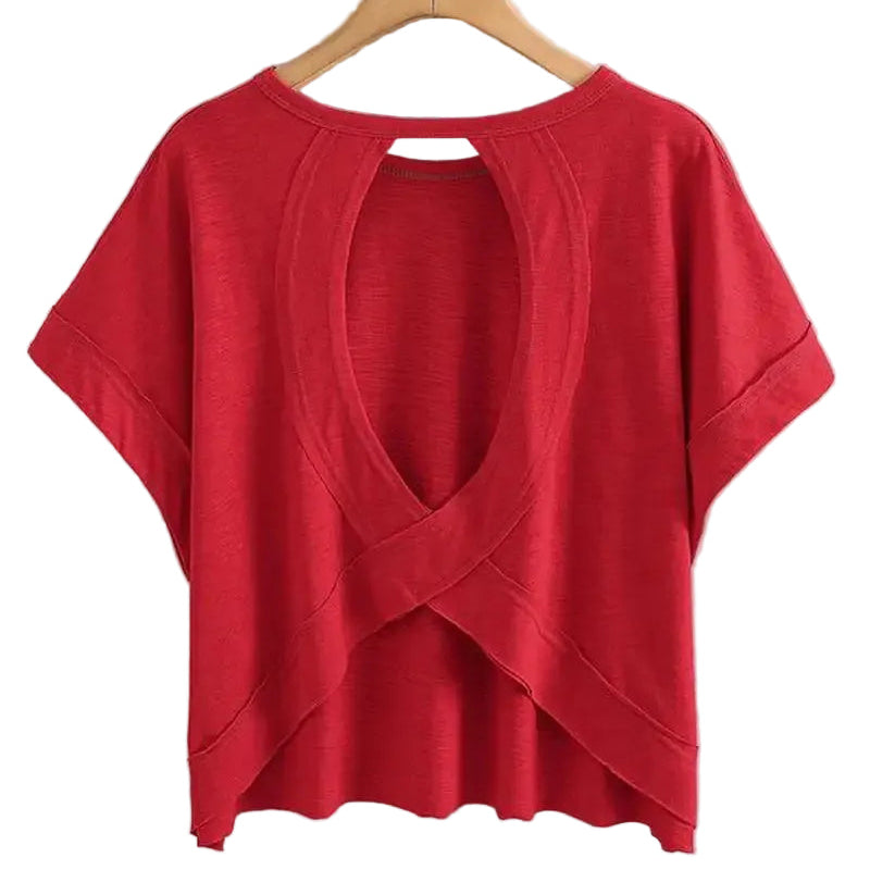 The Asymmetric Pulse - Batwing Cut-Out Tee | UNWAIVERED RAW DECLARATIONS