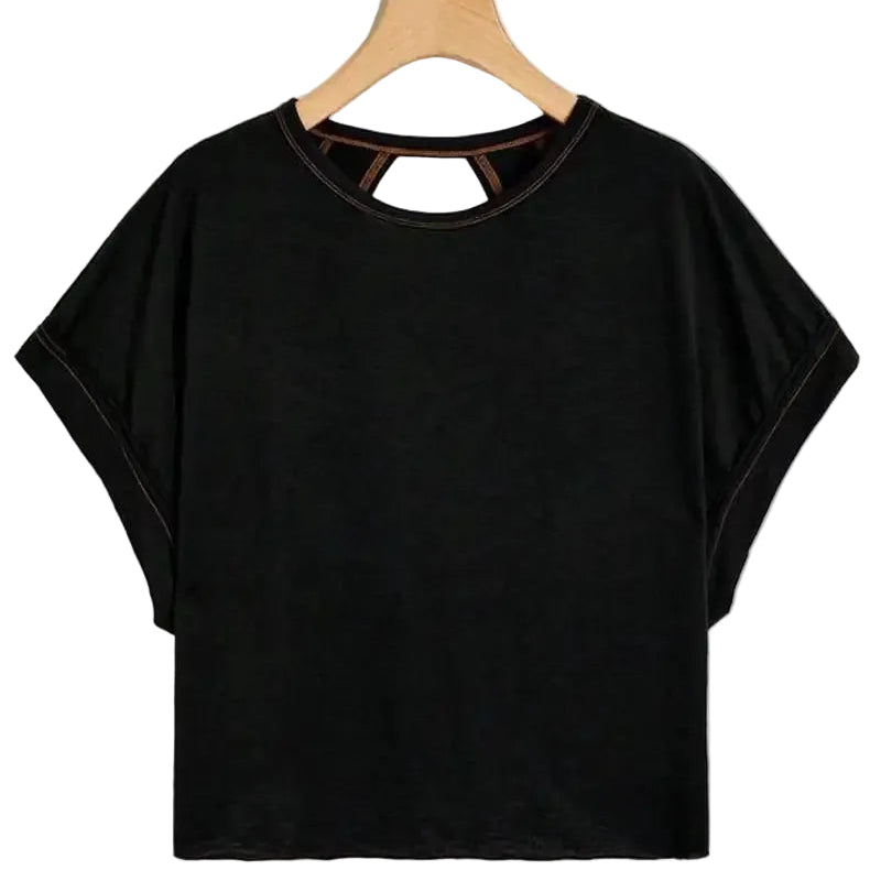 The Asymmetric Pulse - Batwing Cut-Out Tee | UNWAIVERED RAW DECLARATIONS