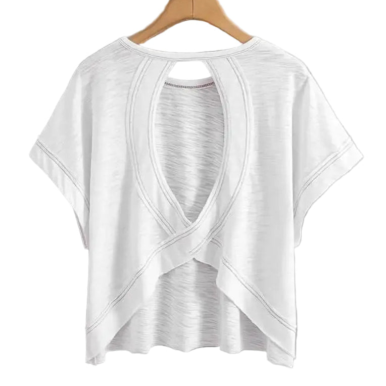 The Asymmetric Pulse - Batwing Cut-Out Tee | UNWAIVERED RAW DECLARATIONS